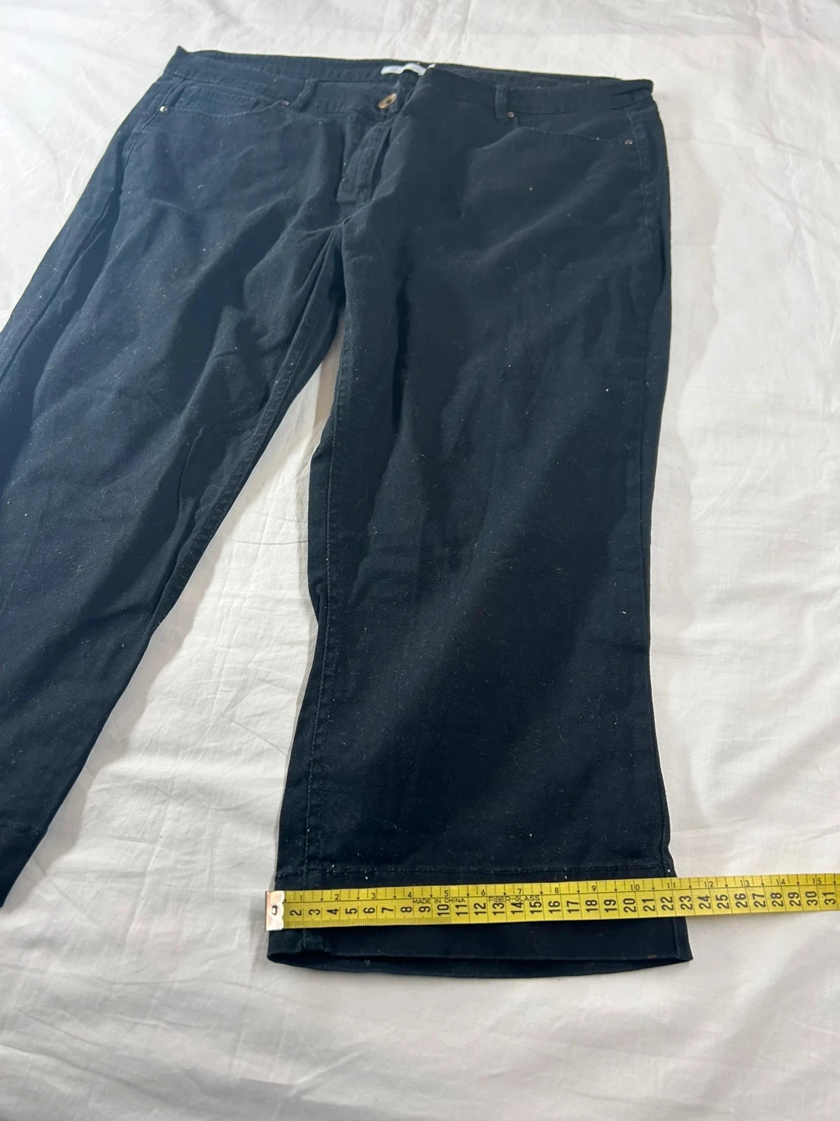 Calça jeans preta de corte reto GÉMO – photo 7